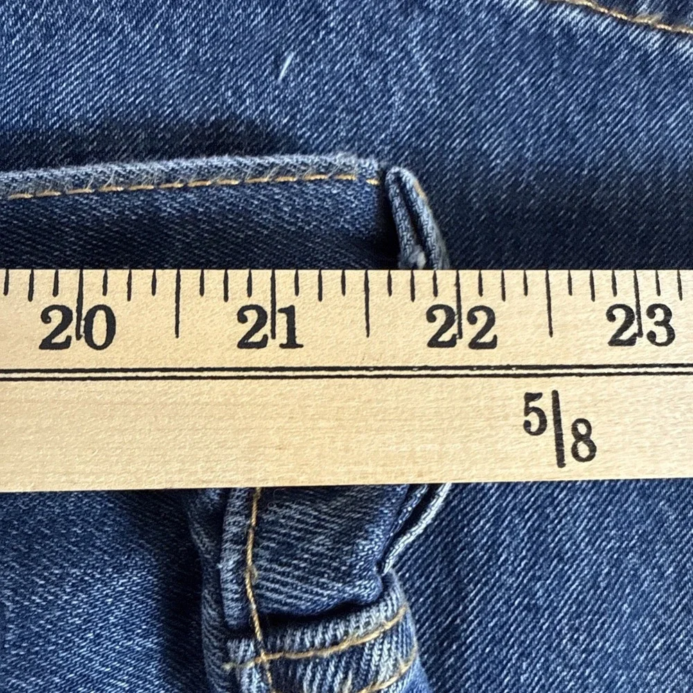 Levis 550 Men's 44x30 Relaxed Fit Dark Wash Cotton 5 Pocket Jeans